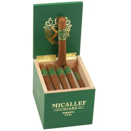 [INTREFX000310] MICALLEF GREEN ROBUSTO 5X50 (25)