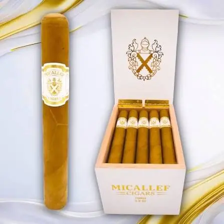 [INTREFX000316] MICALLEF WHITE ROBUSTO 5X50 (25)