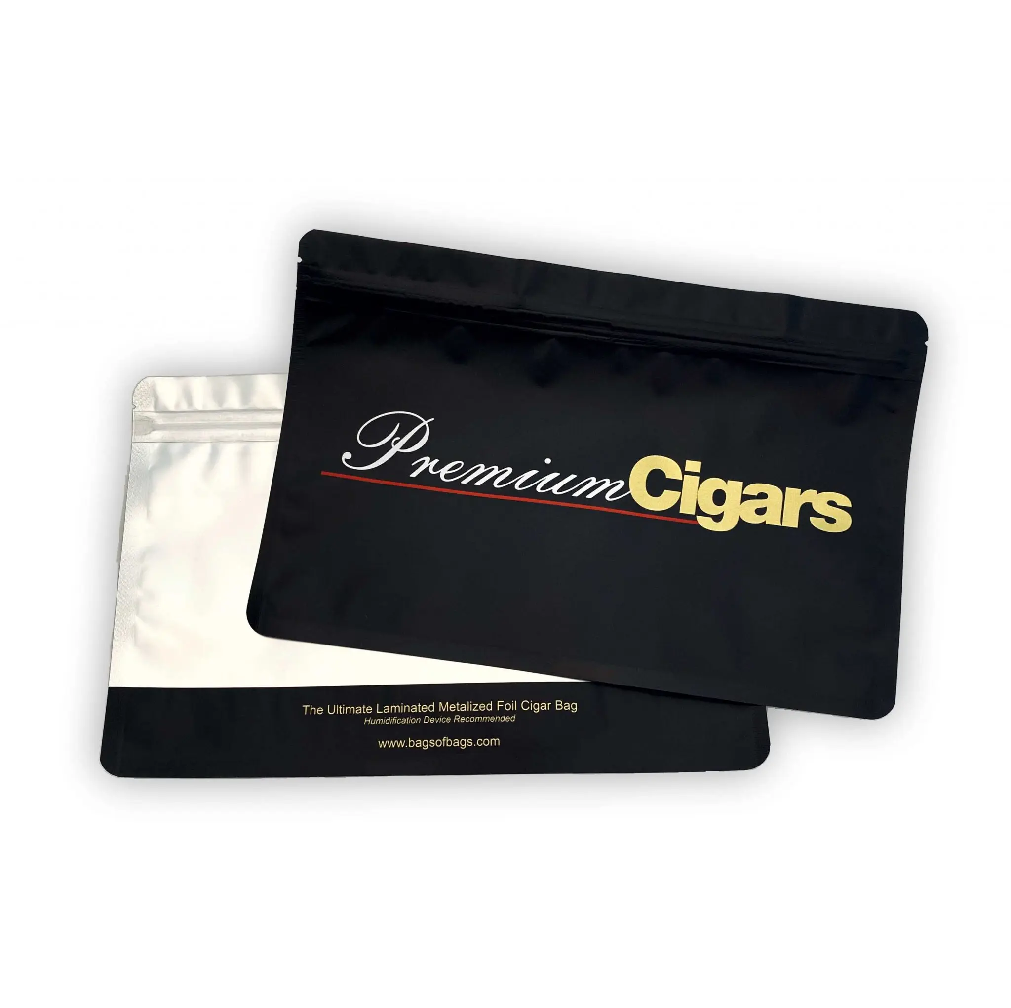 [INTREFX000253] The Ultimate Laminated Metalized Foil Premium Cigar Bags -100 (#UMF-1055)