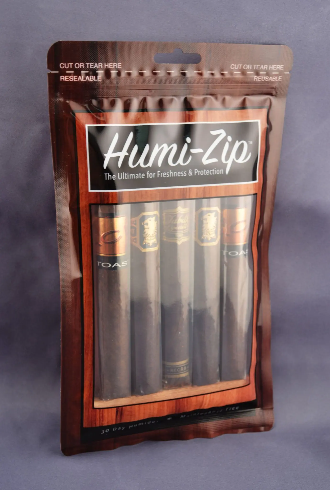 [INTREFX000205] Humi-Zip Reclosable Humidification Cigar Bag 4 MIL - Pack of 100 (#HUMIZIP1)