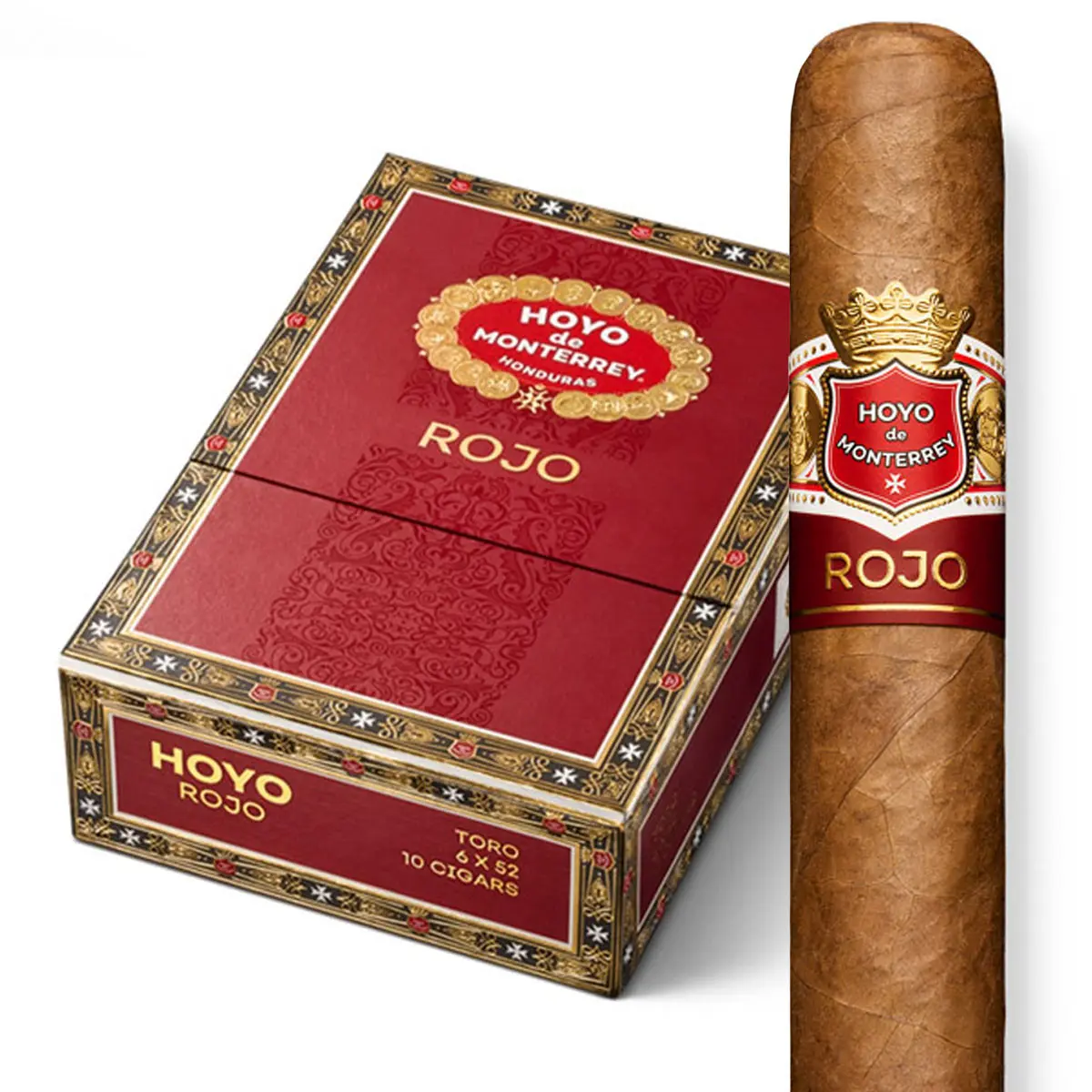 HOYO DE MONTERREY ROJO GIGANTE 6 X 60 (10 CT)