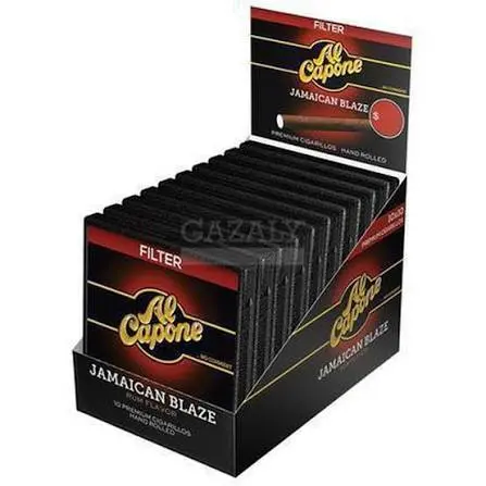[TEMP0160] AL CAPONE JAMAICAN BLAZE RUM FILTER 10/10 PKS  