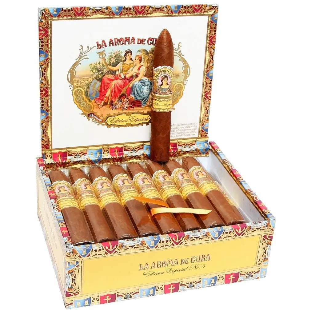 ASHTON LA AROMA DE CUBA EDICION ESPECIAL #5  BELICOSO  5.5X52 - 25CT  