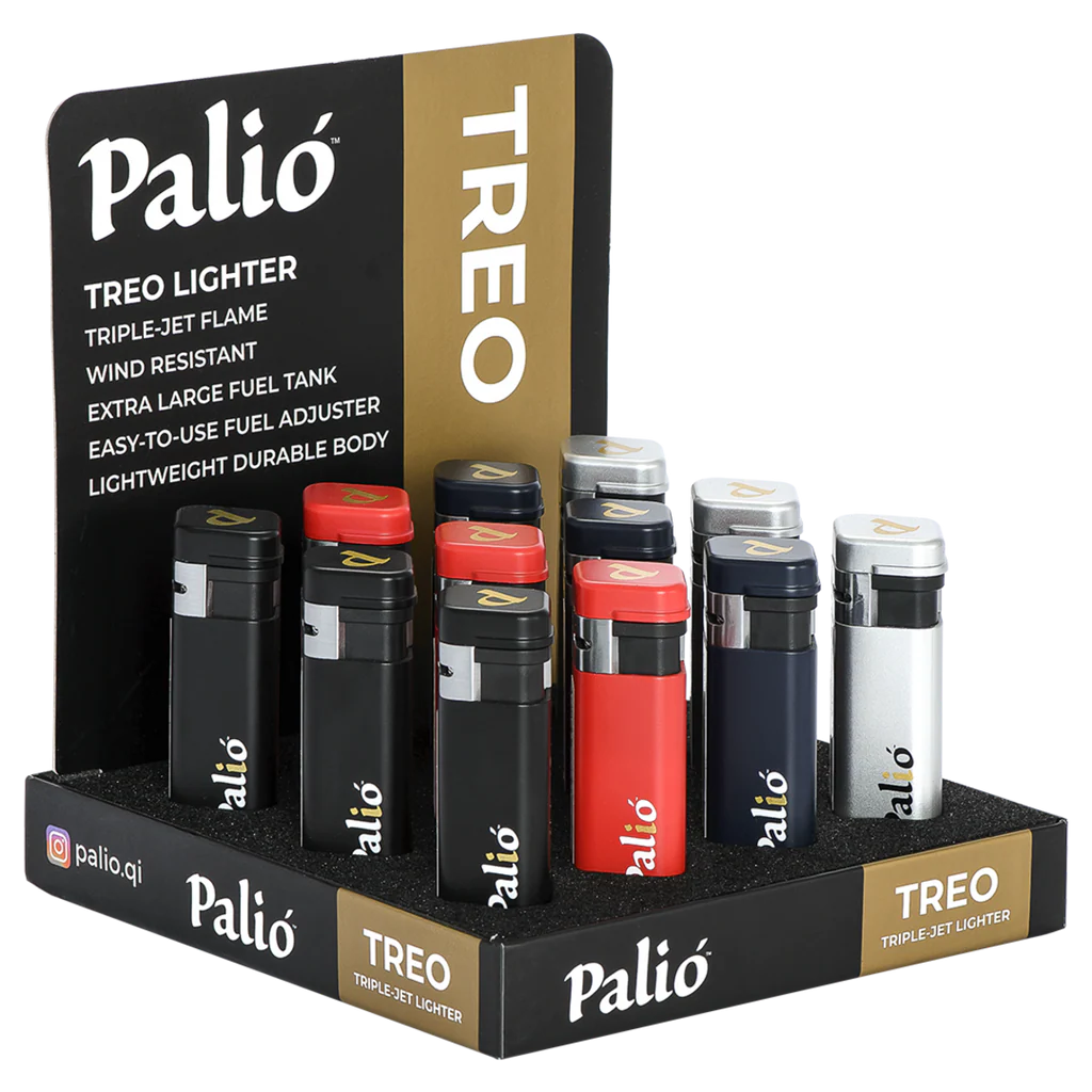 [TEMP0440] PALIO TREO TRIPLE-JET LIGHTER 12PK  