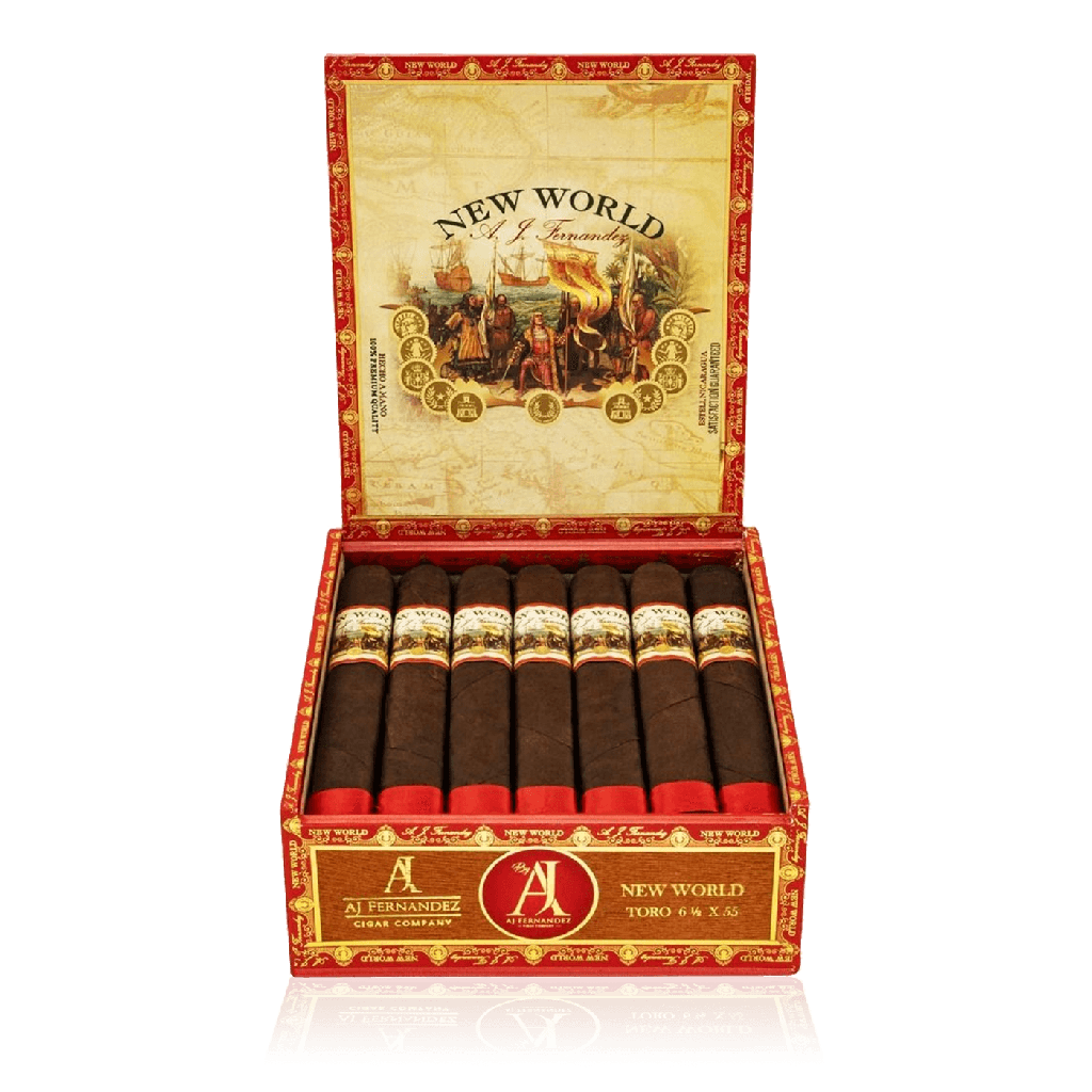 NEW WORLD OSCURO - TORO (6.5 X 55) BOX 21             AJ FERNANDEZ