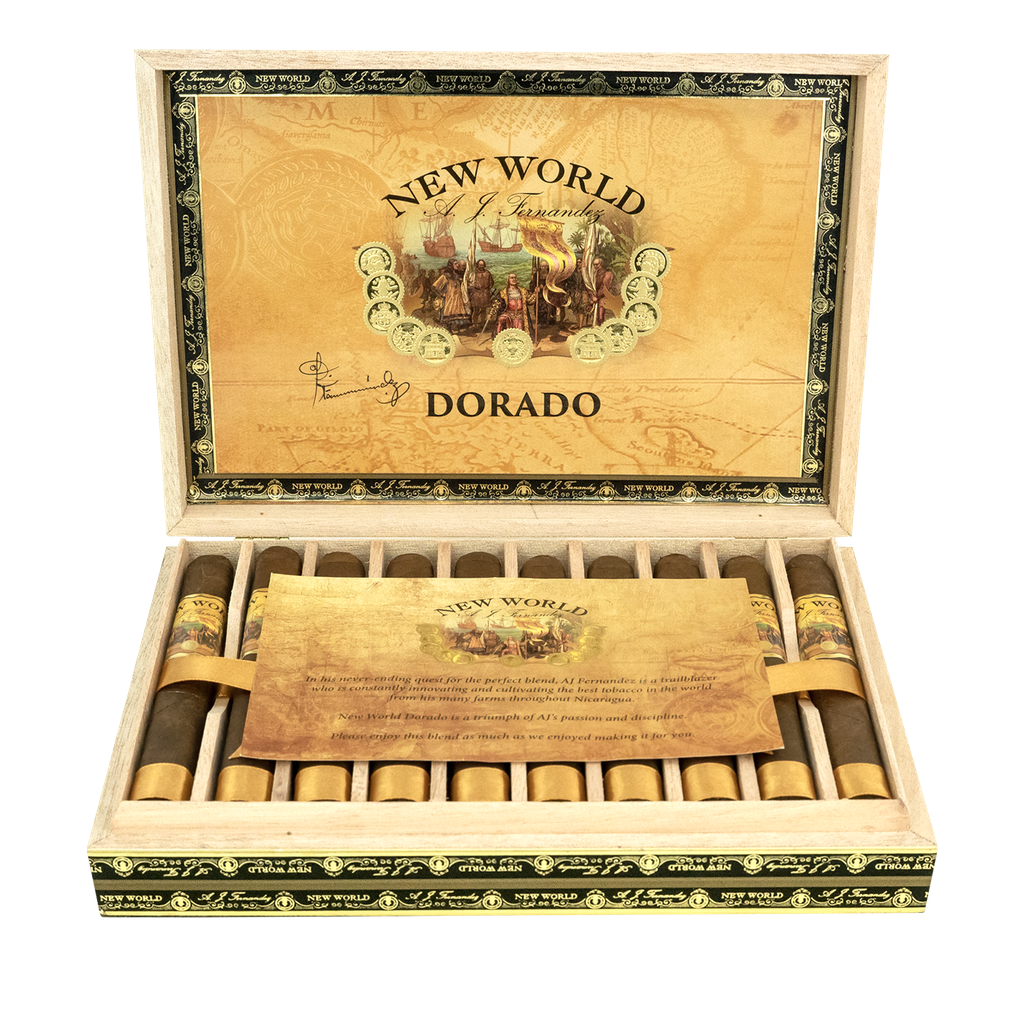 NEW WORLD DORADO - GORDITO (5.5 X 60) BOX 10          AJ FERNANDEZ     