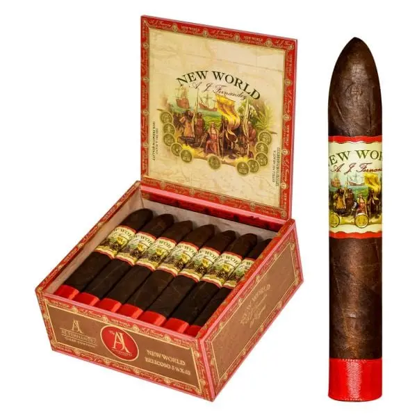 NEW WORLD OSCURO - BELICOSO (5.5 X 55) BOX 21       AJ FERNANDEZ