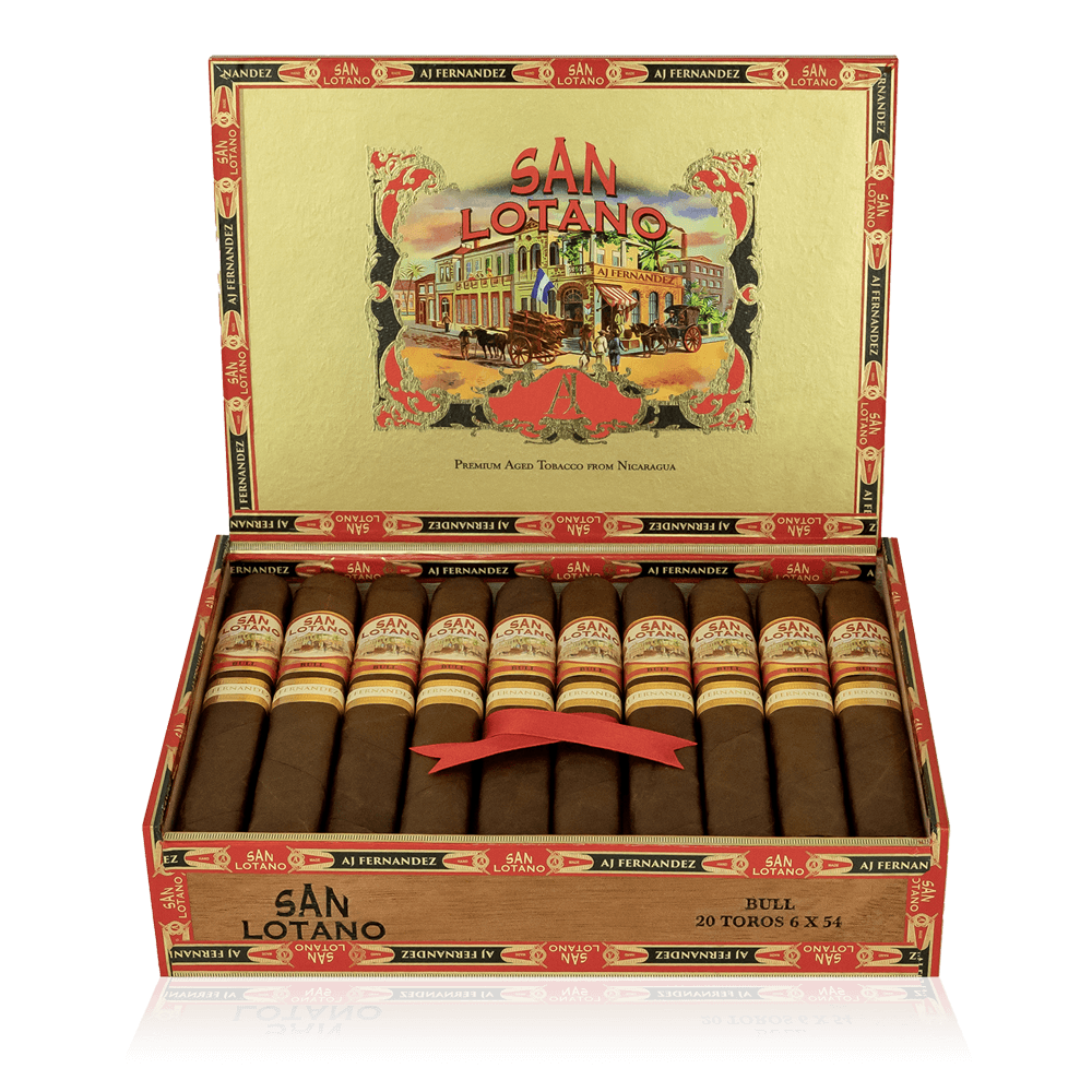 SAN LOTANO THE BULL ROBUSTO (5 X 54) BOX 20           AJ FERNANDEZ