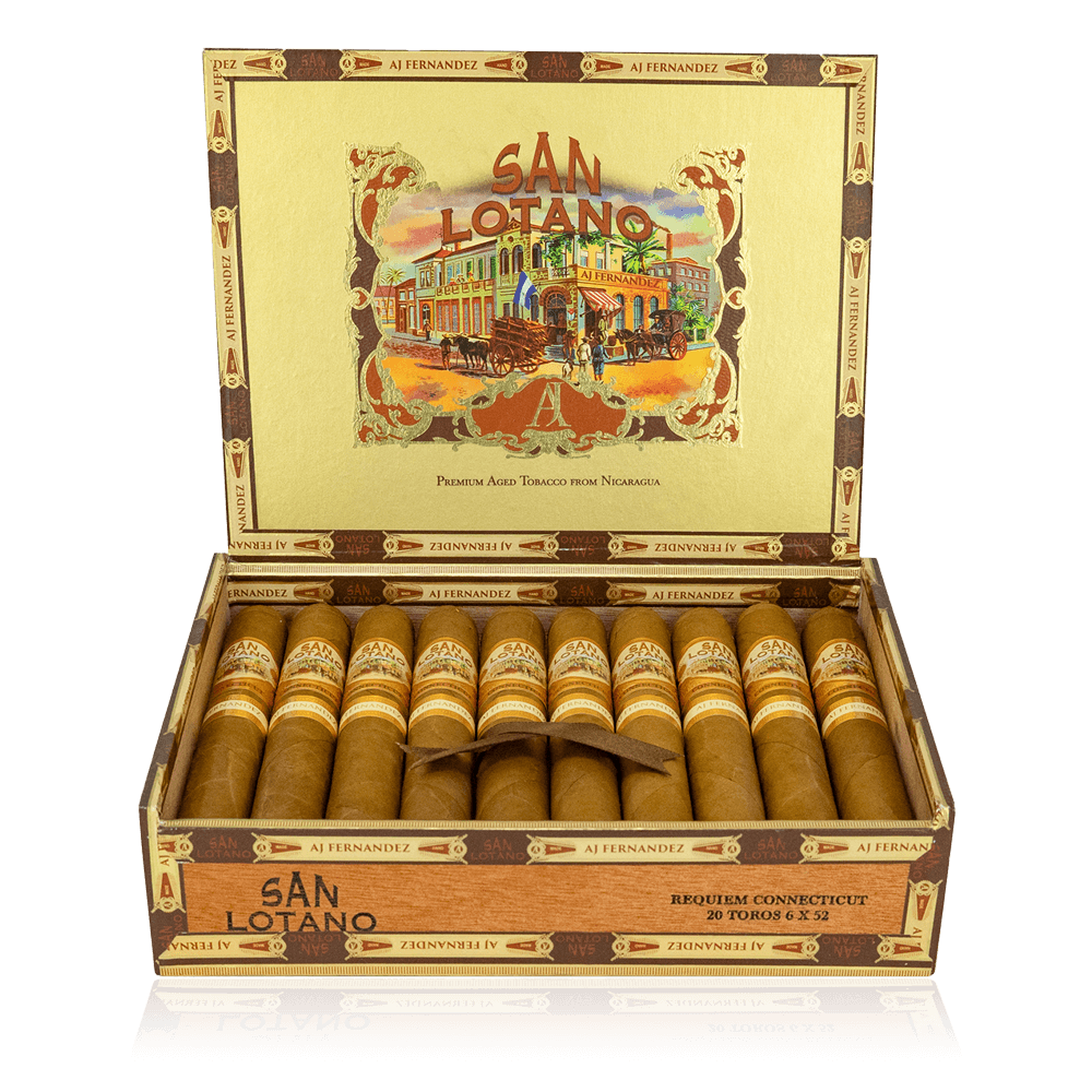 SAN LOTANO REQUIEM CONNECTICUT - TORO (6 X 52) BOX 20       AJ FERNANDEZ