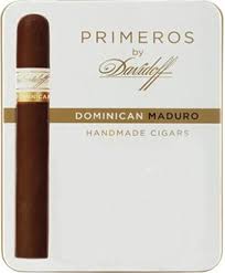 DAVIDOFF PRIMEROS DOMINICANO MADURO                      4.125X34 - 5 TINS OF 6 CIGARS (30)