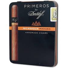 DAVIDOFF PRIMEROS NICARAGUA MADURO                                     4.125X34  - 5 TINS OF 6 CIGARS (30)