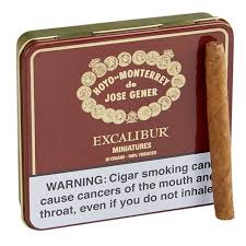 HOYO DE MONTERREY EXCALIBUR MINIATURES 3 x 22     10 Tins of 20(200)
