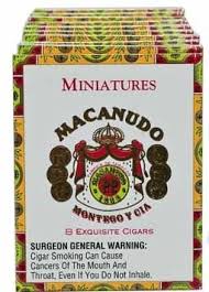 MACANUDO CAFE MINIATURES  3-3/4" X 24  10 PACKS OF 8  (80)