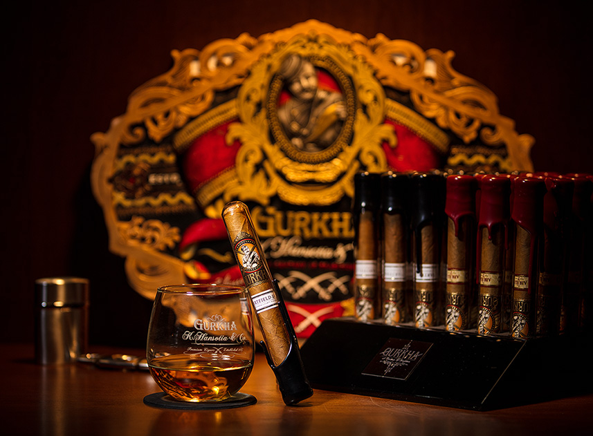 GURKHA BOURBON COLLECTION NATURAL CORONA 5X42  (10)
