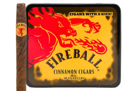 [INTREF011781] FIREBALL CINNAMON CIGARILLO CIGARS 4X30      TINS  (50)