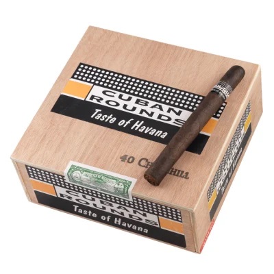 [INTREF011991] CUBAN ROUNDS CHURCHILL NATURAL BOX (40)