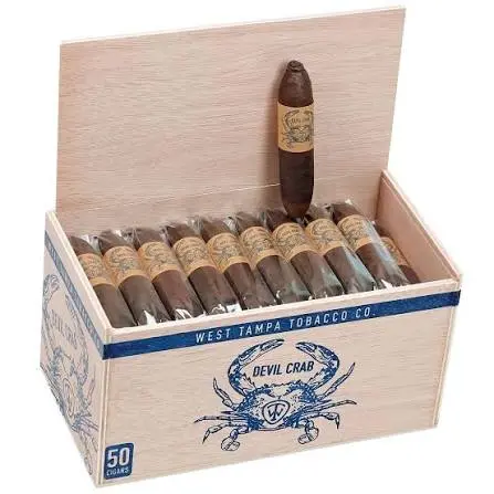 [TEMP0537] WEST TAMPA TOBACCO CO DEVIL CRAB (4.5X60) 50