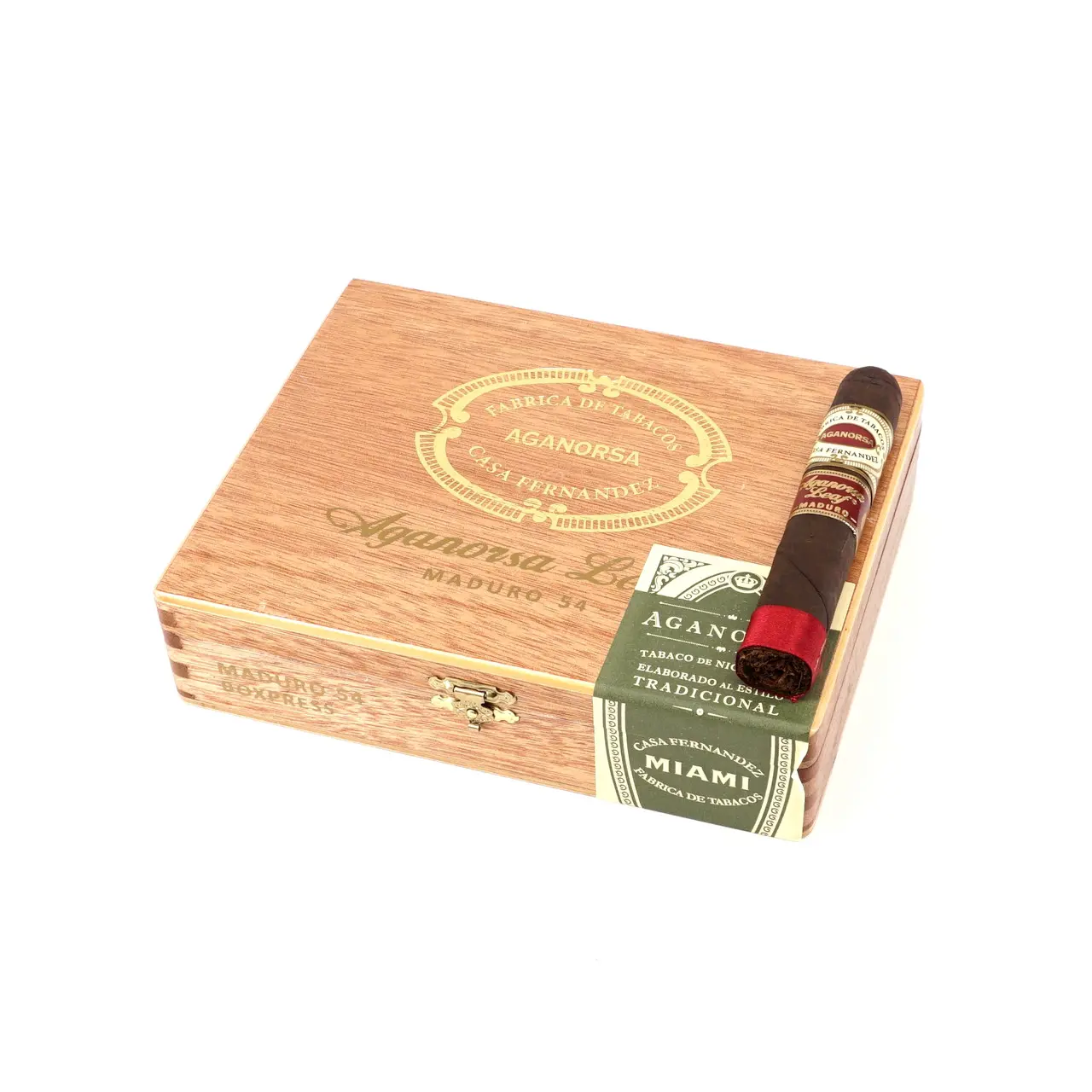 AGANORSA LEAF MADURO ROBUSTO EXTRA 5X54